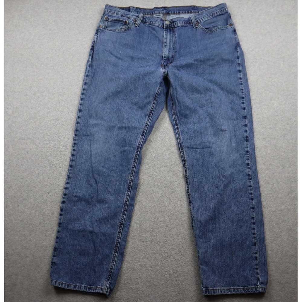Levi's 541 Jeans Mens 42x32 Athletic Taper Blue Medium Wash Flex Denim 5-Pocket